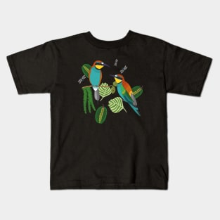 European bee-eater birds Kids T-Shirt